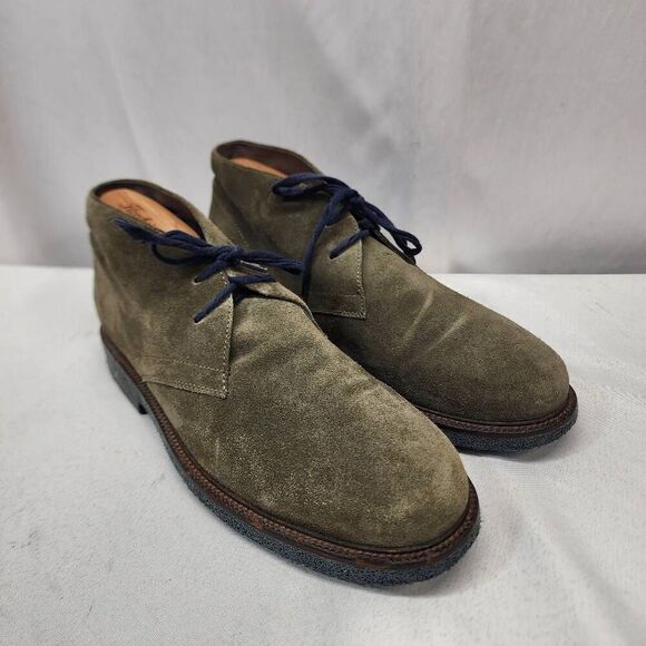 Donald Pliner Men\'s 9.5 Levi Green Suede Calf Oxford Shoe Chukka Boot main image 4